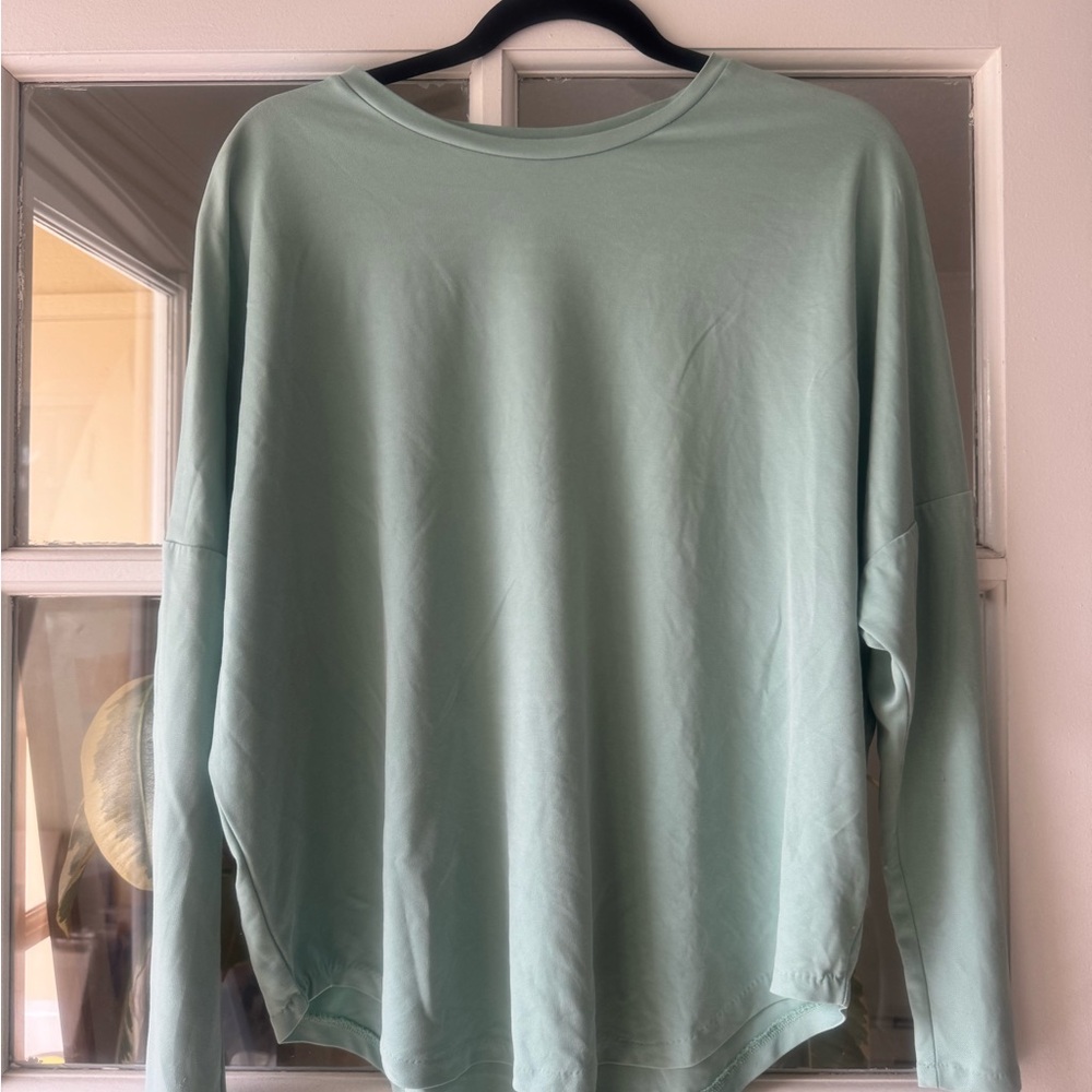 Monki top in turquoise/green